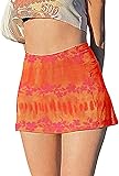 Meladyan Women Sexy Micro Skirt Lining Shorts