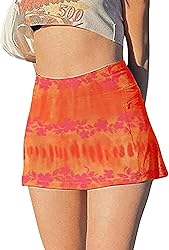 Meladyan Women Sexy Micro Skirt Lining Shorts