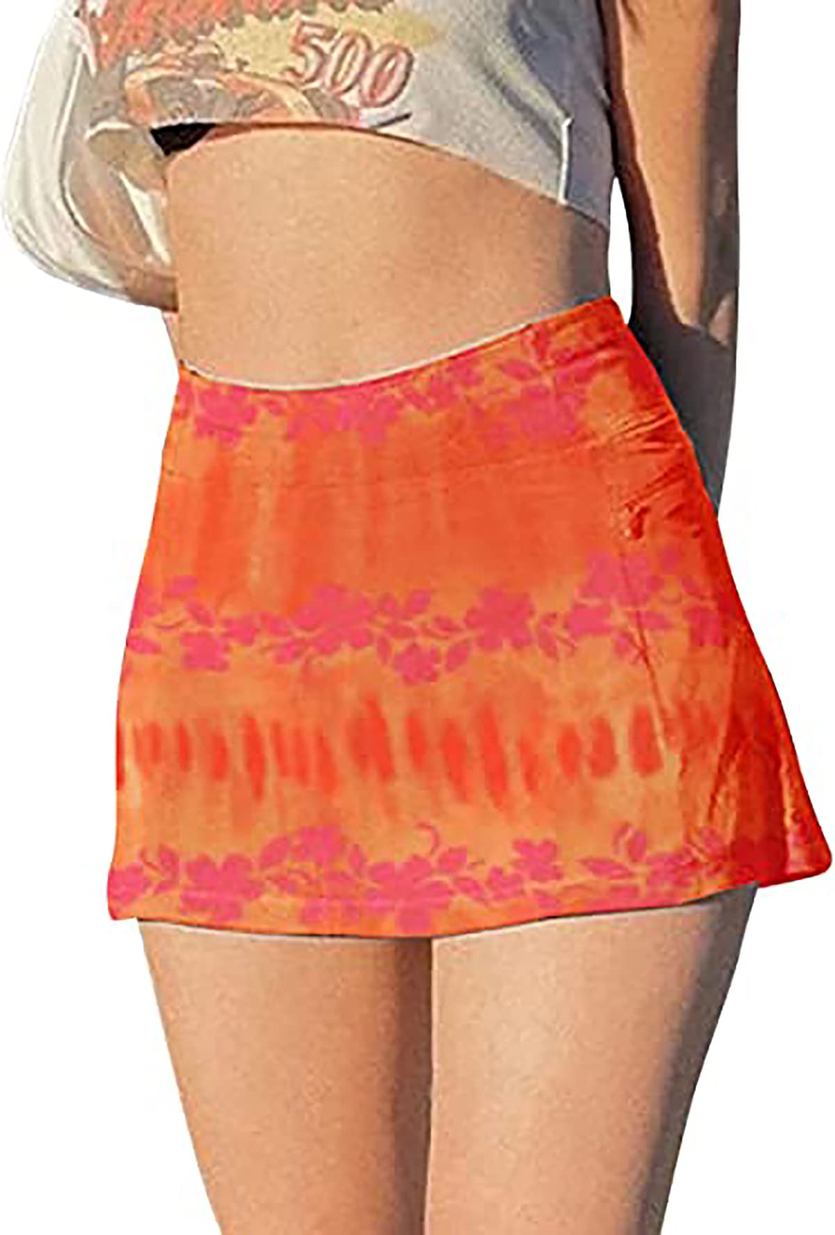 Meladyan Women Sexy Micro Skirt Lining Shorts