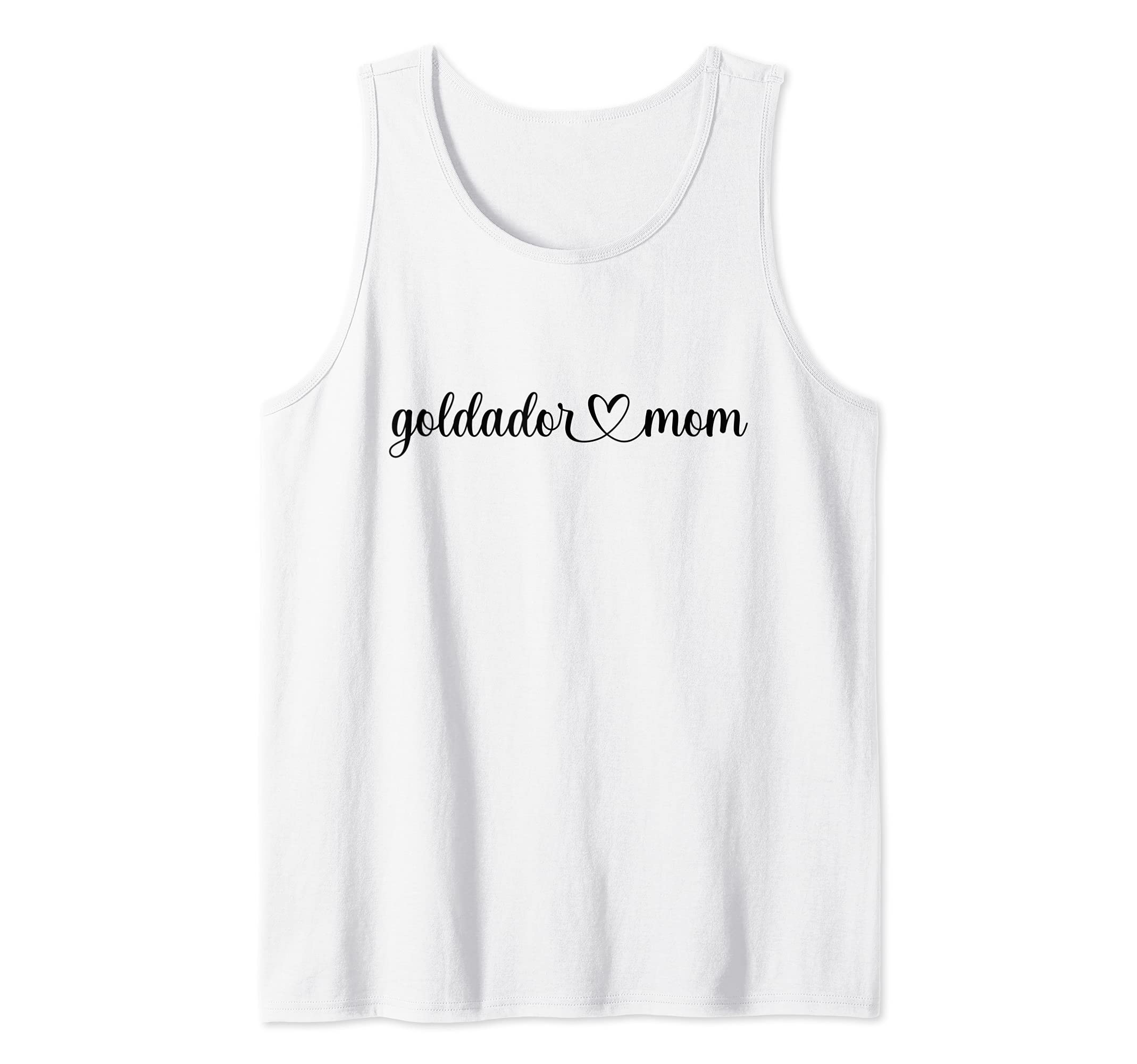 Dog Heart Love Goldador Mom Tank Top