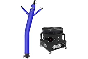 MOUNTO 20ft Air Sky Puppet Dancing Dancer with 1HP Blower Complete Set, 20-Feet 18Inch (Blue)
