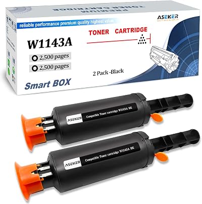 ASEKER 143A W1143A Toner Black 2500 Pages for HP Neverstop MFP 1202w 1201n (2