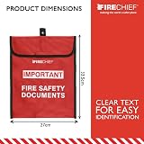 Firechief HSDA4 Soft Pack Document Holder A4 Red view 7