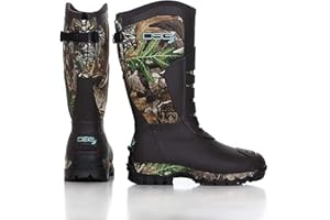 DOING SOMETHING GREAT DSG Outerwear Women's Insulated Rubber Hunting Boots - Waterproof, Insulated with 400g Thinsulate™, Realtree Edge Camo