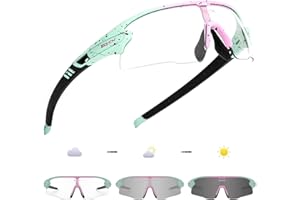 SCVCN Photochromic Cycling Glasses Clear MTB Riding Glasses Motorcycle TR90 Men Women Mountain Bike Sunglasses Biking Goggles
