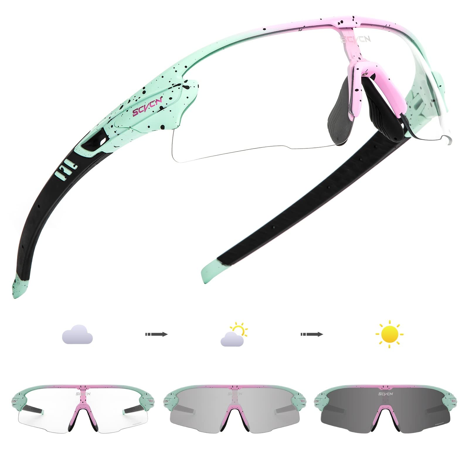 Mua Photochromic Cycling Glasses Clear MTB Riding Glasses Motorcycle