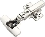 FURNIWARE 10 pcs Soft Close Cabinet Hinge 4D Adjustable Nickel Plated view 7