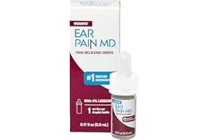 EARWAX MD Eosera Ear Pain MD® - 4% Lidocaine Ear Drops for Maximum Strength Earache Pain Relief - Fast-Acting, Numbing Earache Treatment for Adults & Kids (5 mL)