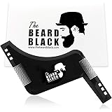 The BEARD BLACK Beard Shaping & Styling Tool with inbuilt Comb for Perfect line up & Edging, use with a Beard Trimmer or Razo