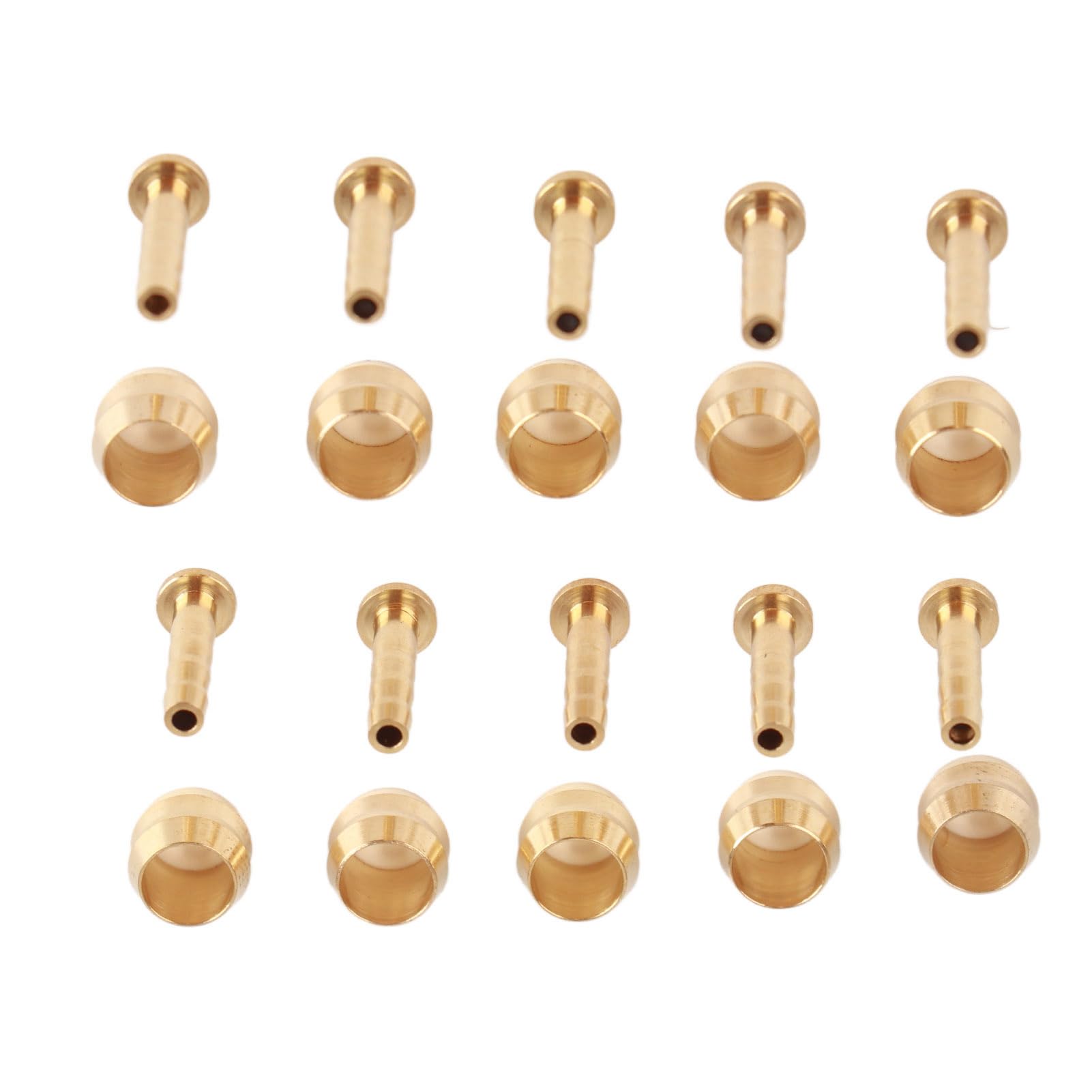 Dioche Olive and Barb Bh59 Insert 10 Set Hydraulic Disc Brake Hose Olive Connector Components Insert Replacement Part(BH59)