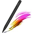 Taiwan RENAISSER Slim Pen 2 for Microsoft Surface Fits Pen Storage, Made in Taiwan, Compatible with Windows 11&10, Screen-Paper Dual-use Pen Tip, 4096 Pressure of Sensitivity, Bluetooth Shortcuts