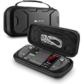 Mumba Carrying Case Compatible with Steam Deck 2022, Protective EVA Hard Shell and Waterproof Surface, Portable Travel Carry Handbag Pouch for Steam Deck Console &amp; Accessories[Large Capacity](Black)