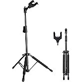 Sondery Guitar Stand for Any Guitar, Bass with Any finish, Foldable Adjustable Auto-locking Tripod Floor Stand