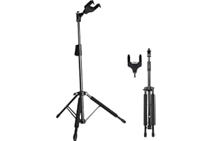 Sondery Guitar Stand for Any Guitar, Bass with Any finish, Foldable Adjustable Auto-locking Tripod Floor Stand