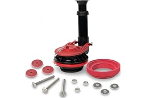 Korky Adjustable Large 3-Inch Toilet Flush Valve and Tank to Bowl Gasket Kit - Fits TOTO, Mansfield, American Standard, and Other Brands - Height Easily Adjusts for Easy Install - Made in USA - 5030