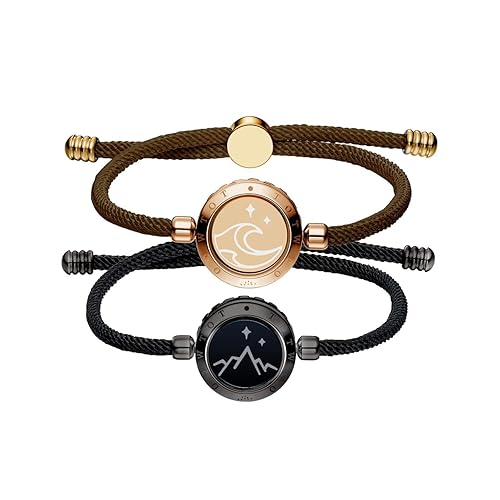 TOTWOO Touch Bracelets for Couples,Light up Bracelets for Couples