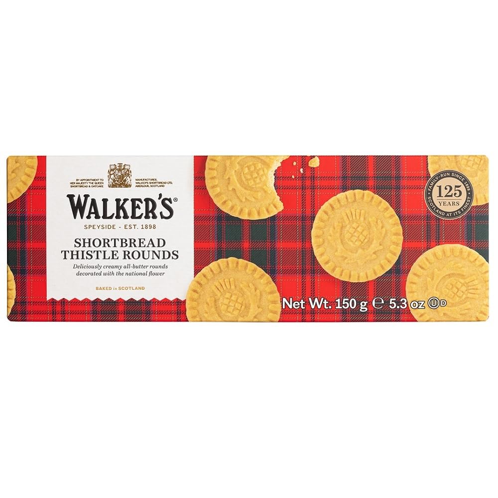 Walkers Classic Shortbread Rounds – 5.3 oz – 12 pk