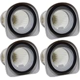PUREBURG Replacement Filter Compatible with Amazon Basic VSC02A861NA 2-in-1 Corded Stick Vacuum Cleaner, 4-Pack HEPA Filter &amp; Washable Pre-Filter