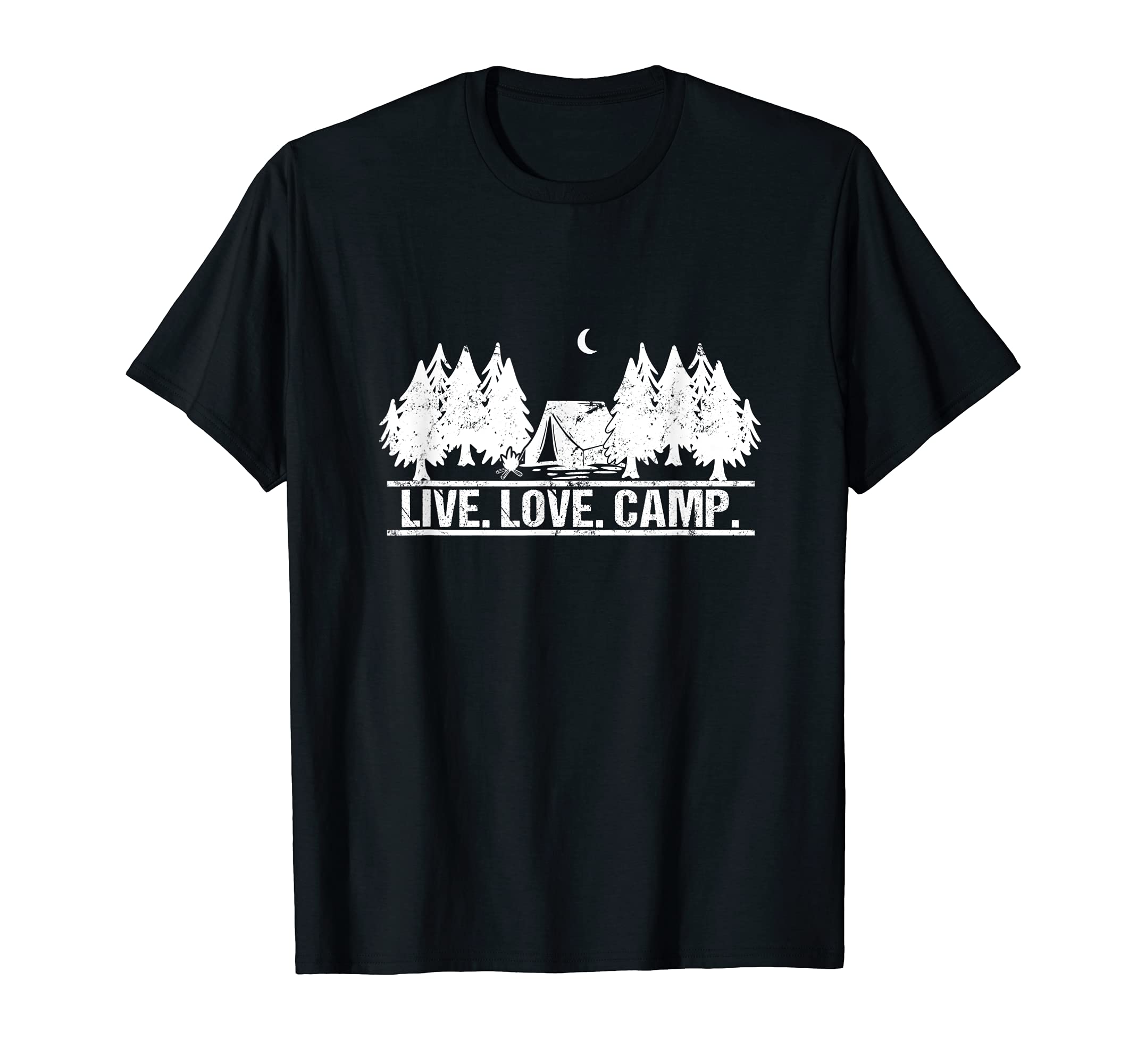 Live Love Camp Camping, Hiking, Lake Life T-Shirt