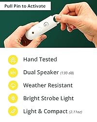 Vantamo Personal Alarm for Self Defense with Low