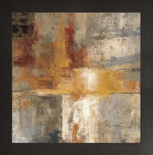 Frame Company Watson Range Silver and Amber Crop by Silvia Vassileva, Photo Frame - 8 x 8 Inches, Black