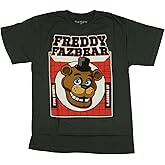 Five Nights at Freddy's T-Shirts Boys' Fazbear Grid Design Graphic Tee