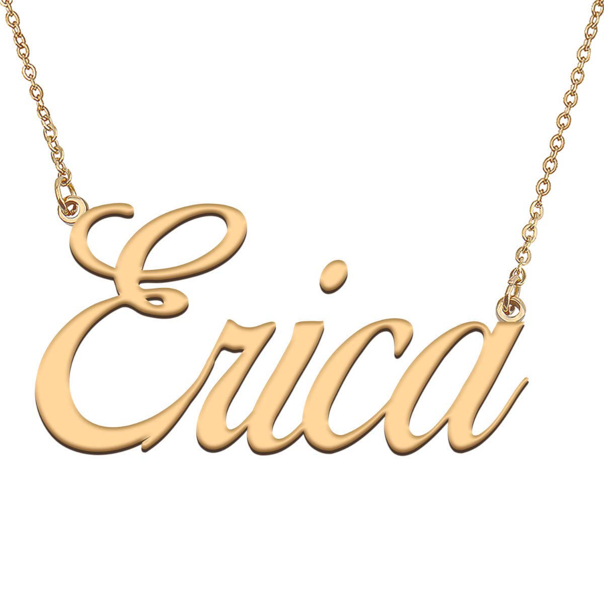HUAN XUN Customized Custom Simple Any Name Necklace