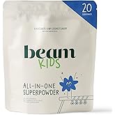 Beam Kids All in One Superfood Powder, Nutritional Shake, Organic Greens, Probiotics, Vitamins, Immune Support, Gut Health, Superfood Drink, Daily Nutrition for Children, No Artificial Sweeteners
