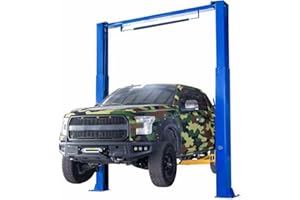 Car Lift 220V Hydraulic Auto Lifts 2 Post Auto Truck Clear Floor Hoist ，Max 78" Lift Height for Full Under-Vehicle Access(100