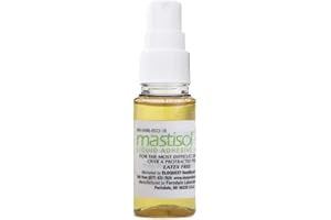 FERNDALE LABORATORIES Mastisol Liquid Medical Adhesive - Long-Lasting Non-Water Soluble Skin Bond for Dressings, Tapes, & Devices, Latex-Free, CHG-Compatible - 15mL Spray Bottle