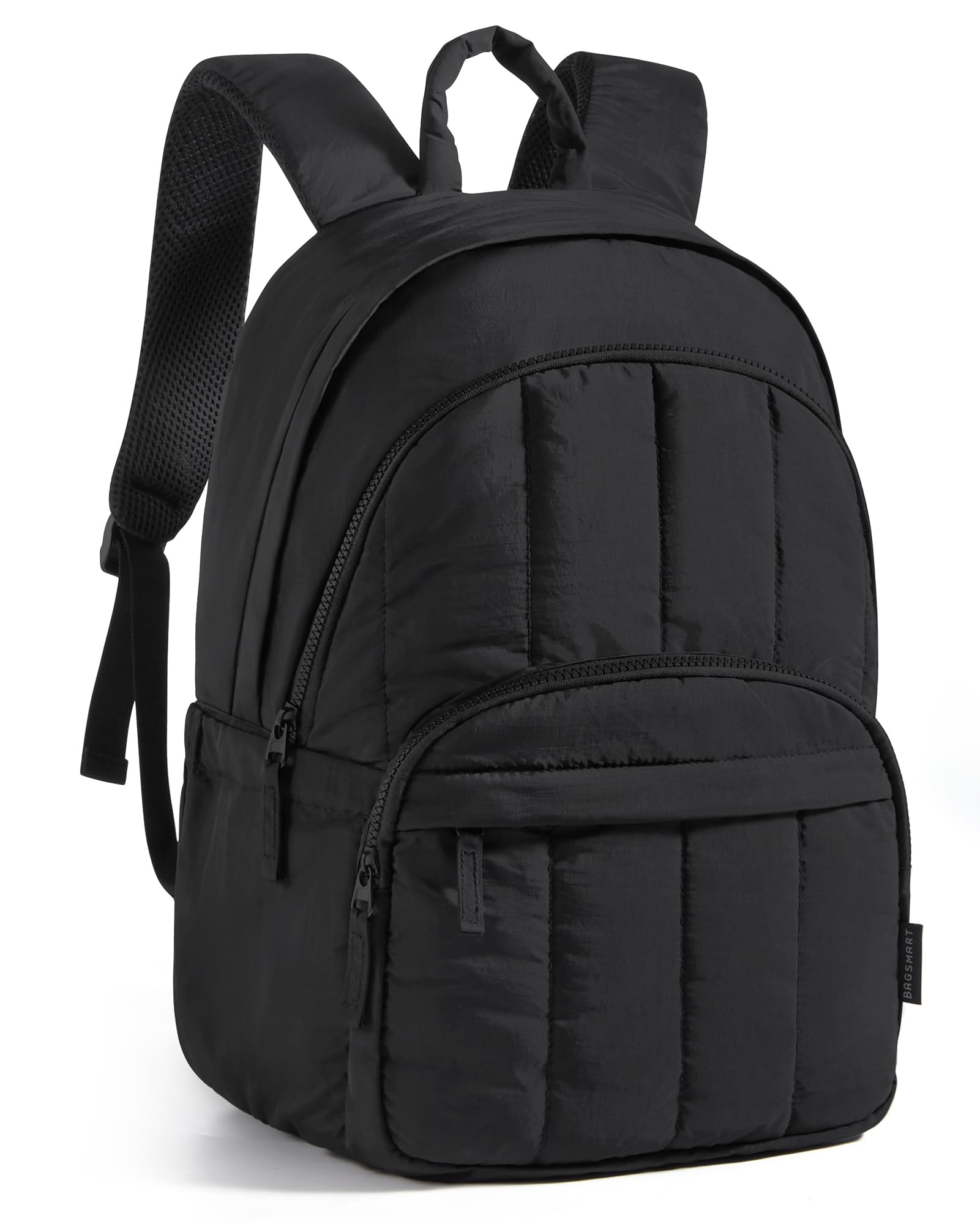 Photo 1 of BAGSMAT Womens Backpack Travel Laptop Backpack for Women, Quilted College Laptop Bookbag, Work Back Pack for Women, Cute Computer Water-Resistant Casual Daypack, Puffer Black