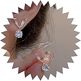 Iaceble Vintage Cz Rabbit Stud Earrings Gold Crystal Bunny Earrings Rhinestone Rabbit Earrings Bunny Easter Earrings Jewelry for Women