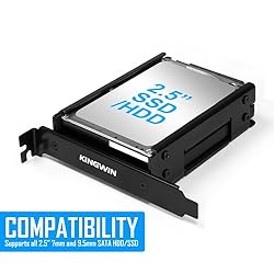 Kingwin SSD Mounting Bracket for PCI, 2 x 2.5 Inch
