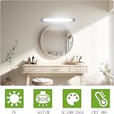 Luxvista LED Bathroom Mirror Light 7W IP44 Pull Cord 6000K Cool White view 4