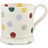 Emma Bridgewater Polka Dot Plate, Multi, Dia.21.5cm