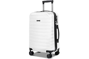 Feybaul Luggage Suitcase PC ABS Hardshell Carry On Luggage with Spinner Wheels