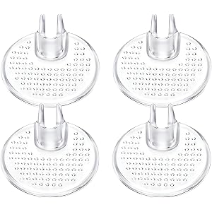 ZCZQC 2 Pairs Flip Flop Toe Protector Transparent Anti Slip Silicone Anti Rub Foot Pad For Toe Cushion Summer Pain Relief Cus