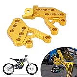 JFG RACING Surron Foot Peg Brackets,Adjustable 7075