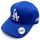 Officially Licensed Los Angeles Baseball Team Kids Hat Adjustable Dodgers Youth Cap (Blue)