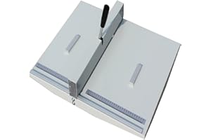 SOPLY 18Inch Manual Creasing Machine Scoring Paper Desktop Paper Card Creaser Scorer with 2 Magnetic Blocks