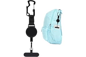 Phone Security Strap Anti Theft - Anti-Theft Cell Phone Lanyard With Retractable 23.6in Steel Cable And Locking Clip, for Mos