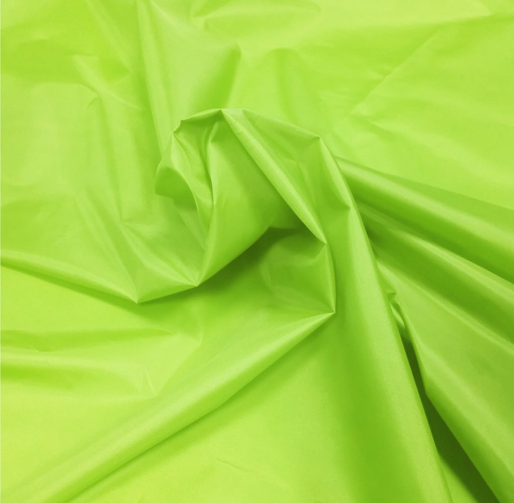 A-Express Waterproof Polyester Fabric 5oz Gaiters Material Outdoor Camp Tent Cover Banners Flags - Lime Green Half 1/2 Metre (50cm x 150cm) — image 1