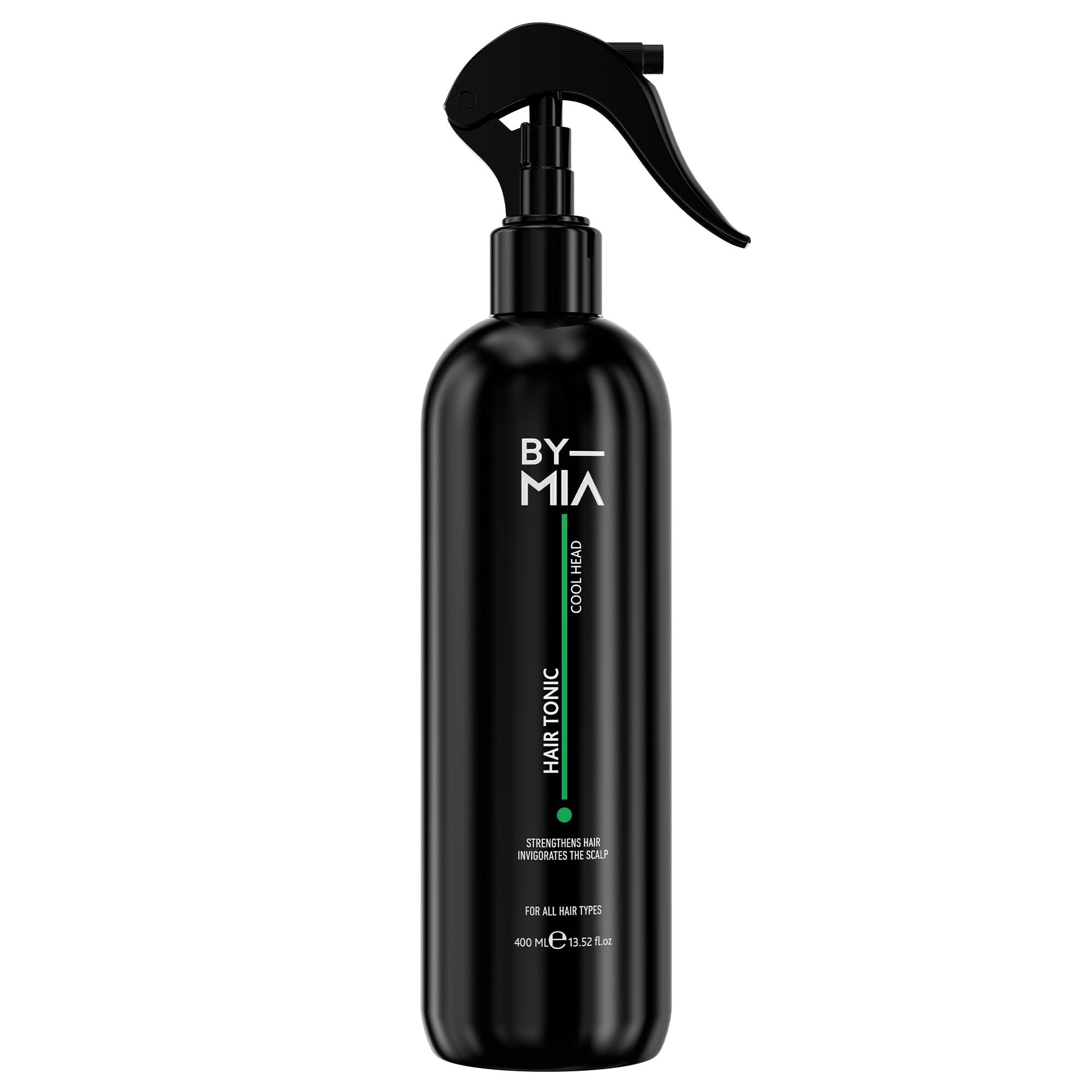 BY MIA Hair Tonic for Men & Women 400ml | Scalp Tonic | Strengthens Hair | Promotes Healthy Hair Growth | Cool & Refreshing | Energizing Formula | Suitable for All Hair Types