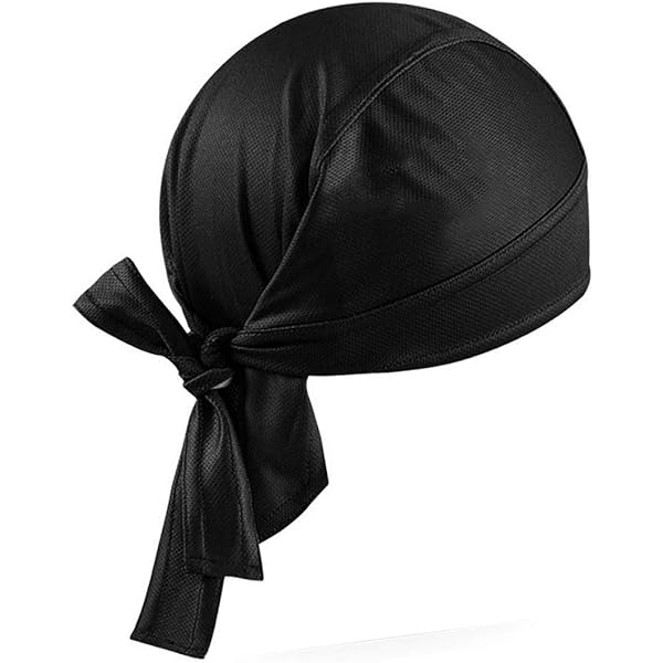 Bonnet Sportif Respirant 6 Casquettes Crâne ASTER - Lycra Noir, Sport, Cyclisme, Course - Anti-Sueur, Lavable Bonnet Running Lycra