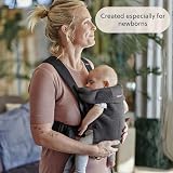 BabyBjörn Baby Carrier Mini 3D Jersey Charcoal Grey Newborn Carrier view 5
