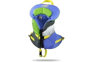 Stohlquist Child Life Jacket, US Coast Guard Approved, Type III Life Vest (30-50 lbs) for Kids and Children, Support Collar with Grab Handle, Fully Adjustable PFD for Pools, Lakes and Boating