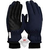 TRENDOUX Winter Gloves for Men Warm: 3M Thinsulate -20℉ Windproof Waterproof Ski Women Glove with Touchscreen Thermal Lining Anti-Slip for Work Cycling Motorcycle Snowboarding