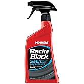Mothers Back-to-Black Satin Tire Dressing, 16 oz. (06816) | No-Shine, Matte Finish, Dry-Touch, Non-Oily Formula Won&rsquo;t Brown or Sling, Protects Tires, Natural Low-Sheen Finish