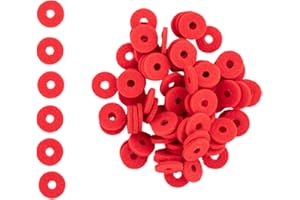 XUYIYUE Piano Keys Felt Pad Pad Piano Accessories Round Red Felt Outside Diameter 12mm Piano Parts Accessories