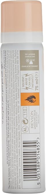 Revlon Charlie Chic Perfumed Body Spray 75ml for Women Deodorant Antiperspirant view 2